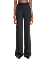 Ann Demeulemeester - Maaike Flared-Leg Trousers - Lyst