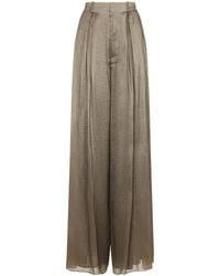 Ralph Lauren - Greer Pleated Wide-Leg Pants - Lyst