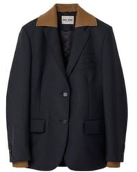 Miu Miu - Single-Breasted Tailored Blazer - Lyst