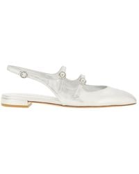 Stuart Weitzman - Benni Mary Jane Slingback Flat Shoes - Lyst