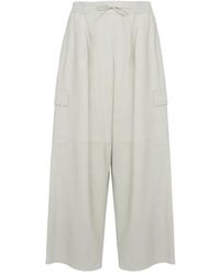 Yves Salomon - Lambskin Cargo Pants - Lyst