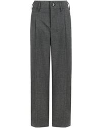 Ami Paris - Casual Trousers With Belt Loops - Lyst