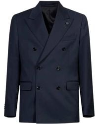 Lardini - Long-Sleeved Blazer And Trousers Set - Lyst