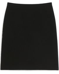 Max Mara - High-Waited Straight-Leg Mini Skirt - Lyst