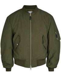 Givenchy - Logo-Print Cotton-Blend Bomber Jacket - Lyst