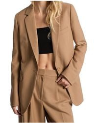 Michael Kors - Michael Single-Breasted Long-Sleeved Blazer - Lyst