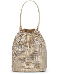 Prada - Sand Prada Re-Edition 1978 Mini Bag - Lyst