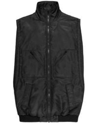MM6 by Maison Margiela - Zip-Front Oversized Vest - Lyst
