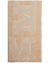 Max Mara - Senior Logo Detailed Scarf - Lyst
