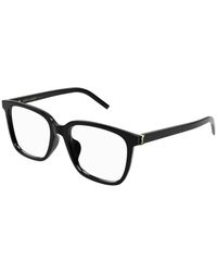 Saint Laurent - Sl M128 001 Optical Frames Acetate Transparent Cat Eye Anti-Glare "Antiriflesso" - Lyst