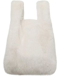 Simonetta Ravizza - Logo Logo Handbag - Lyst