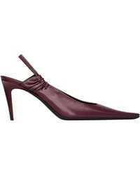Saint Laurent - Anne-Marie Slingback Pumps - Lyst