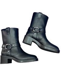 Stuart Weitzman - Loop Buckle Booties - Lyst