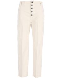 Dondup - Nima Buttoned Trousers - Lyst