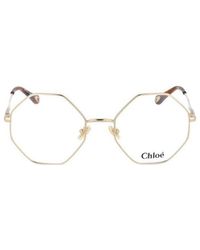 Chloé - Chloé Eyewear Octagonal Frame Glasses - Lyst