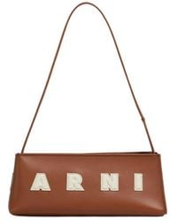 Marni - Leather Museo Baguette Bag - Lyst