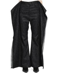 Junya Watanabe - Floral Jacquard Casual Pants - Lyst