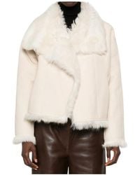 Yves Salomon - Long-Sleeve Reversible Jacket - Lyst