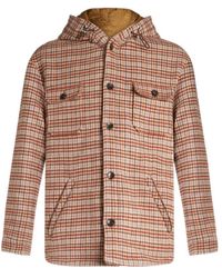 Etro - Tartan-Check Hooded Shirt Jacket - Lyst