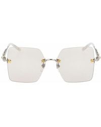 Gucci - Crystal-Embellished Square-Frame Sunglasses - Lyst