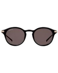 Gucci - Eyewear Round Frame Sunglasses - Lyst