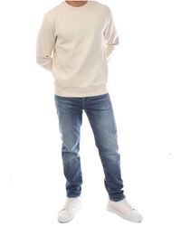 BOSS - Salbo Stretch Sweatshirt With Sandwich Logo - Lyst