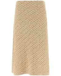 Fabiana Filippi - Tweed Midi Skirt - Lyst