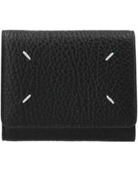 Maison Margiela - Zip Compact Tri-Fold Wallet - Lyst