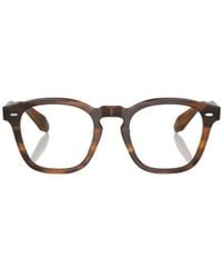 Oliver Peoples - N.03 Square-Frame Glasses - Lyst