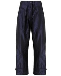 Pinko - Shiny Taffeta Trousers - Lyst