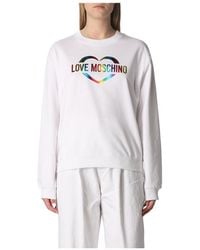 Moschino - Logo Details Hoodie - Lyst