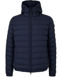 Moncler - Hooded Horizontal-Quilted Lightweight Down Jacket - Lyst