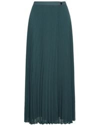 Marella - Pleated Georgette Skirt - Lyst