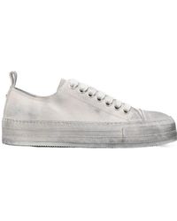 Ann Demeulemeester - Distressed-Finish Sneakers - Lyst