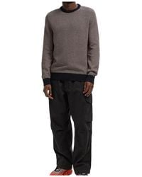 Barbour - Wells Patterned Crew-Neck Sweater - Lyst