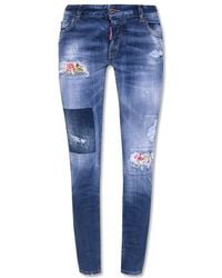DSquared² - Jennifer Low-Rise Skinny Jeans - Lyst