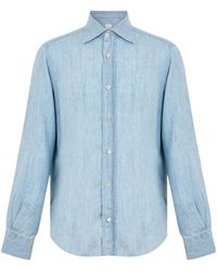 Eleventy - Long-Sleeved Shirt - Lyst