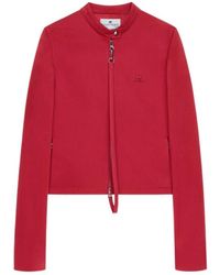 Courreges - Courrèges Zip-Up City Jacket - Lyst