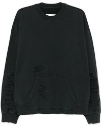 MM6 by Maison Margiela - Ripped Sweatshirt - Lyst