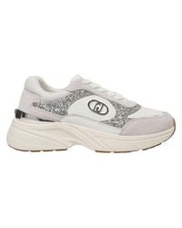 Liu Jo - Glitter Detailed Sneakers - Lyst