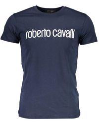 Roberto Cavalli - Round-Necked Logo T-Shirt - Lyst