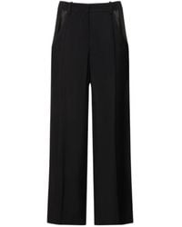 Mugler - Pleated Slouch Pants - Lyst