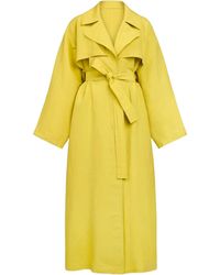 Alaïa - Alaïa Poplin Trench Coat - Lyst