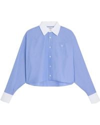 Celine - Cropped Shirt - Lyst
