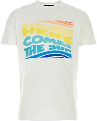 DSquared² - Logo-Printed Crewneck T-Shirt - Lyst