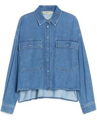 Weekend by Maxmara - Zemira Boxy Denim Shirt - Lyst