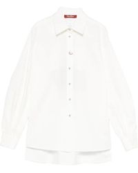 Max Mara - Studio Long-Sleeved Button-Up Shirt - Lyst