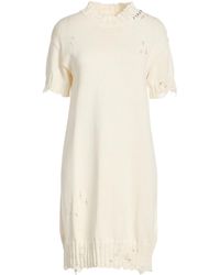 Marni - Solid-Colored Rib-Knit Dress - Lyst