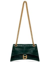Balenciaga - Borsa Con Catena Crush Xs Lavorazione Coccodrillo Da Donna - Lyst