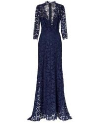 Monique Lhuillier - Lace Gown - Lyst